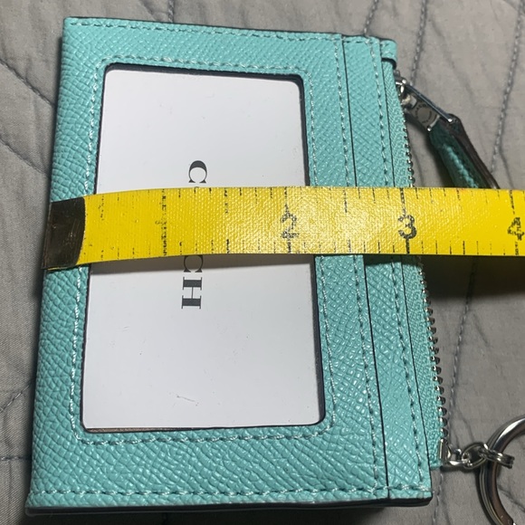 NWT Coach Mini Skinny ID case, Faded Blue - Picture 6 of 8
